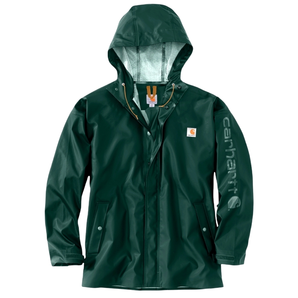 🆕️ CARHARTT Jacket Canopy Waterproof Rain Storm Coat